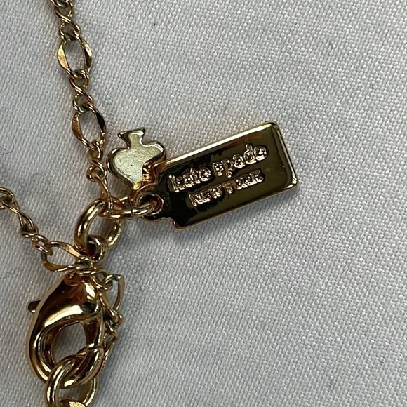 Kate Spade Blushing Bloom Floral Pastel Gold-Tone Large Statement Necklace - Picture 6 of 7